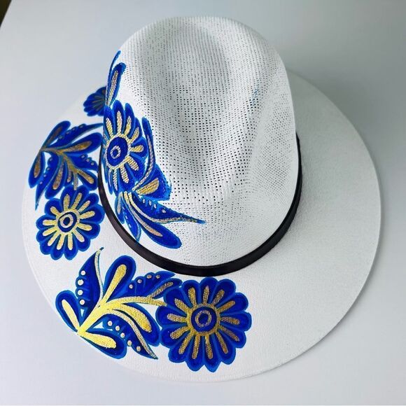 New HAT Sombrero Mexican Artesanal Hand Painted
Straw M main image 6